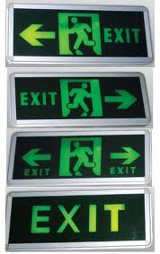 Đèn exit trung quốc chỉ lối thoát hiểm